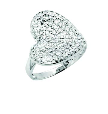 Clear cubic zirconia